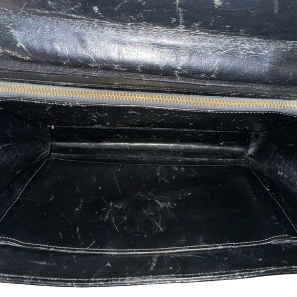 SOLD Vintage Alligator Leather 2 Handbags Frame Bag Brown Black Purse Classic - Picture 14 of 16